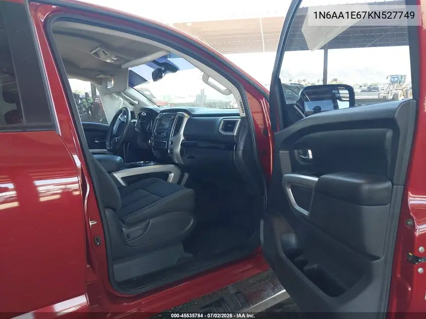 2019 Nissan Titan Sv VIN: 1N6AA1E67KN527749 Lot: 45535784