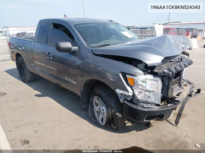 2019 Nissan Titan S VIN: 1N6AA1CK8KN524343 Lot: 45544508