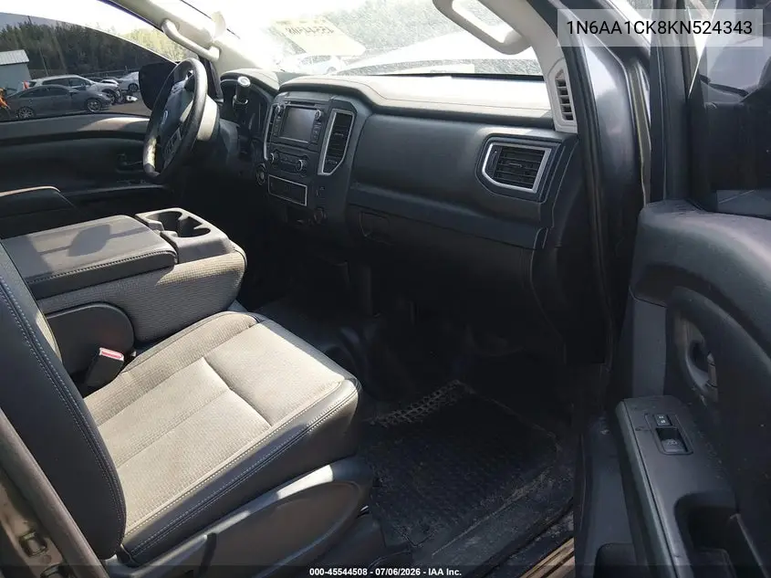 2019 Nissan Titan S VIN: 1N6AA1CK8KN524343 Lot: 45544508