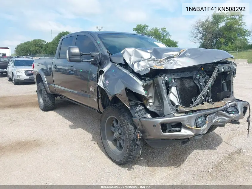 2019 Nissan Titan Xd Sv Diesel VIN: 1N6BA1F41KN508292 Lot: 45559235