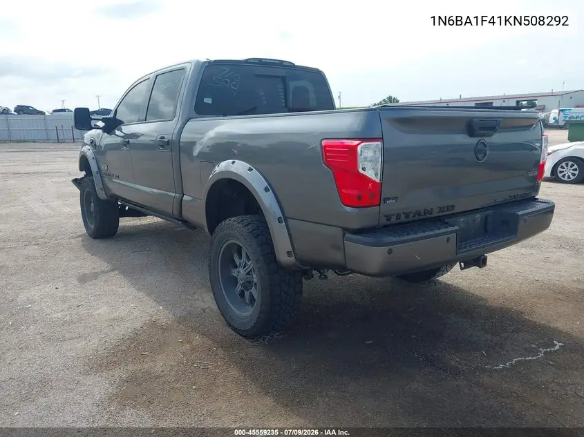 2019 Nissan Titan Xd Sv Diesel VIN: 1N6BA1F41KN508292 Lot: 45559235