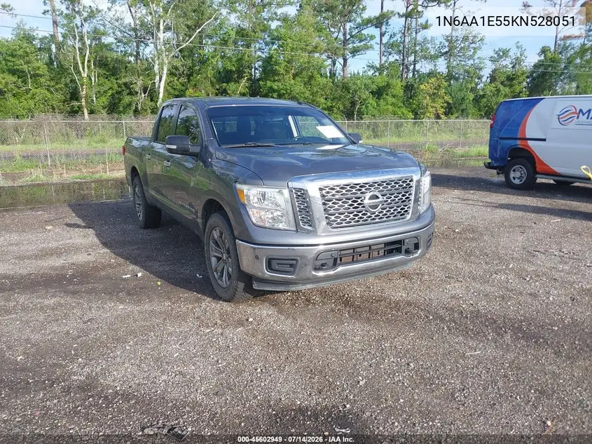 2019 Nissan Titan Sv VIN: 1N6AA1E55KN528051 Lot: 45602949