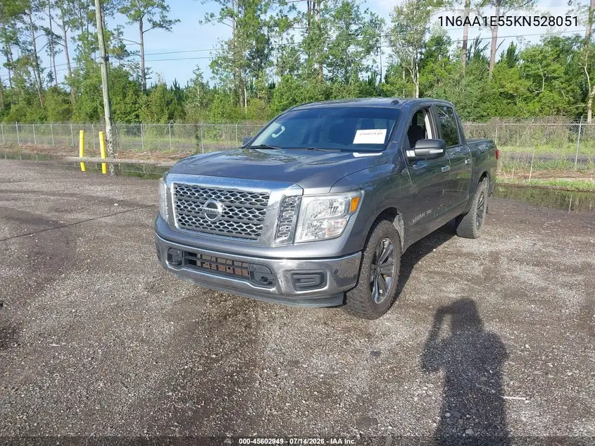 2019 Nissan Titan Sv VIN: 1N6AA1E55KN528051 Lot: 45602949