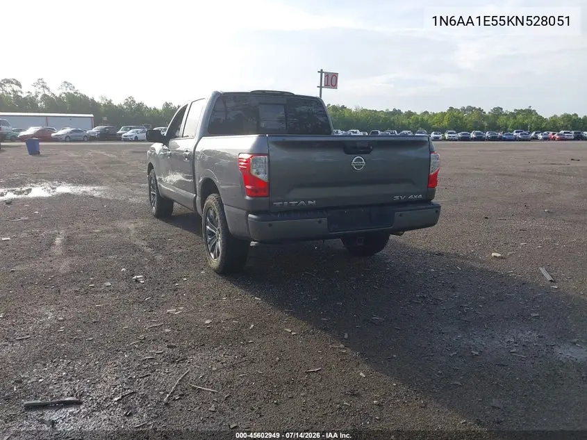 2019 Nissan Titan Sv VIN: 1N6AA1E55KN528051 Lot: 45602949