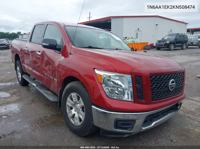 2019 Nissan Titan Sv VIN: 1N6AA1EK2KN508474 Lot: 45612825