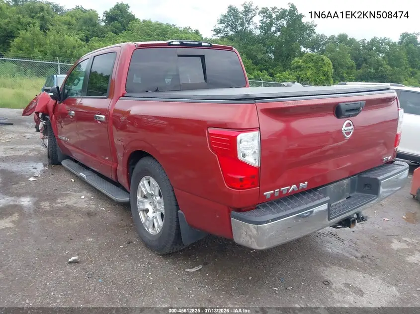 2019 Nissan Titan Sv VIN: 1N6AA1EK2KN508474 Lot: 45612825