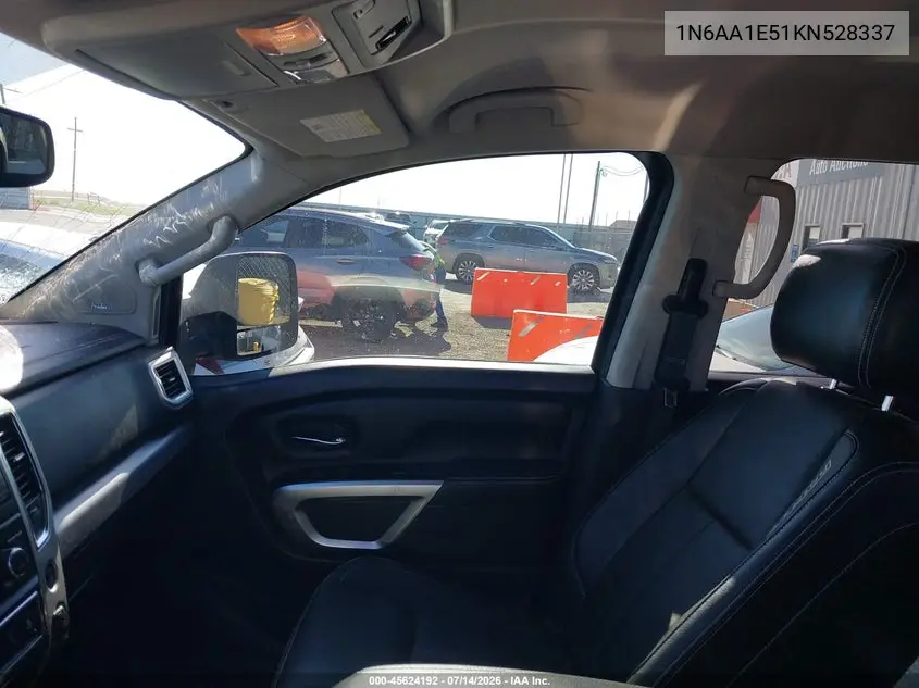 2019 Nissan Titan Pro-4X VIN: 1N6AA1E51KN528337 Lot: 45624192