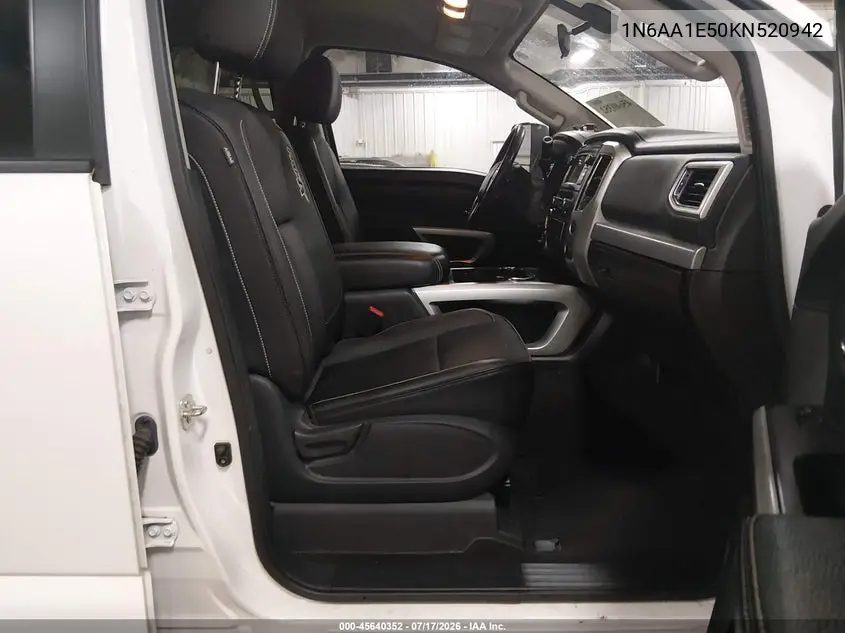 2019 Nissan Titan Pro-4X VIN: 1N6AA1E50KN520942 Lot: 45640352