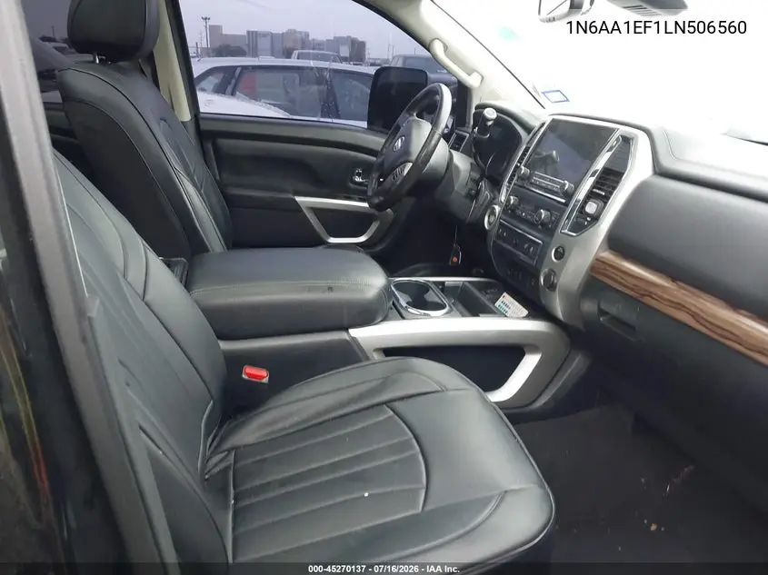 2020 Nissan Titan Sl 4X2 VIN: 1N6AA1EF1LN506560 Lot: 45270137