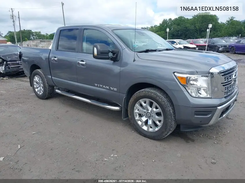 2020 Nissan Titan Sv 4X4 VIN: 1N6AA1EDXLN508158 Lot: 45626261