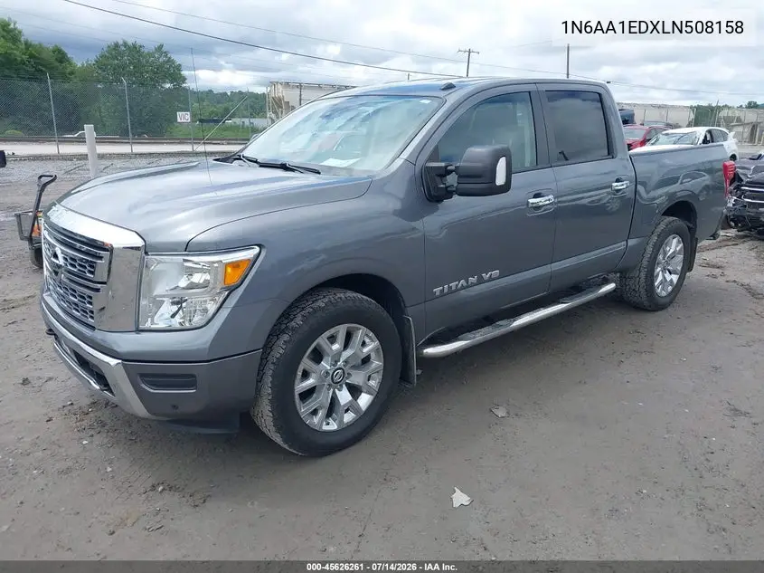 2020 Nissan Titan Sv 4X4 VIN: 1N6AA1EDXLN508158 Lot: 45626261