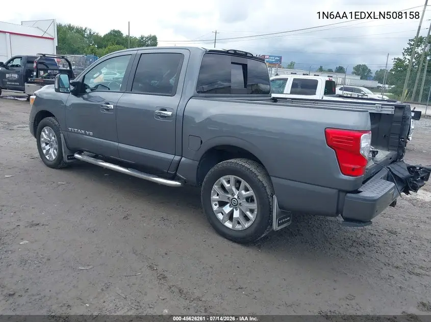 2020 Nissan Titan Sv 4X4 VIN: 1N6AA1EDXLN508158 Lot: 45626261