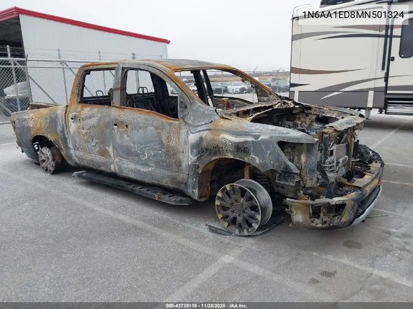 1N6AA1ED8MN501324 2021 Nissan Titan Pro-4X 4X4
