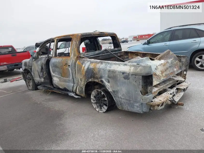 1N6AA1ED8MN501324 2021 Nissan Titan Pro-4X 4X4