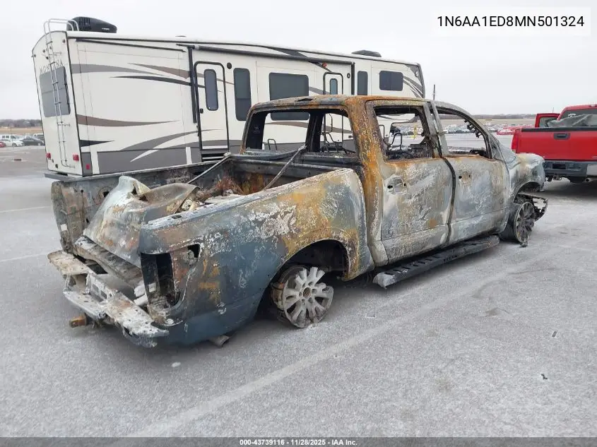 1N6AA1ED8MN501324 2021 Nissan Titan Pro-4X 4X4