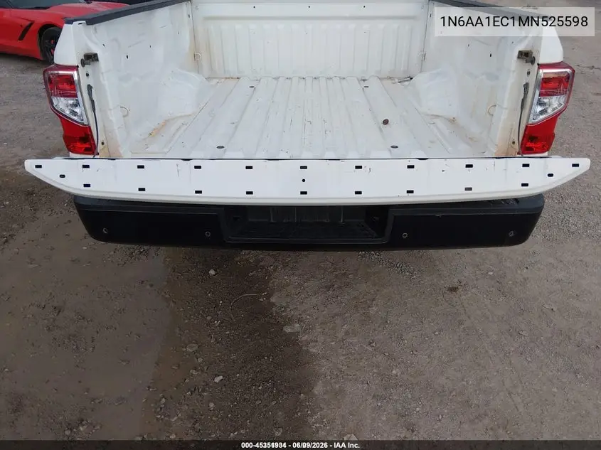 2021 Nissan Titan S 4X4 VIN: 1N6AA1EC1MN525598 Lot: 45351934