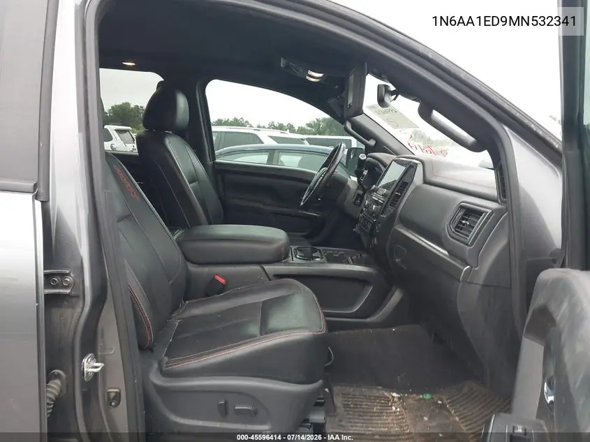 2021 Nissan Titan Pro-4X 4X4 VIN: 1N6AA1ED9MN532341 Lot: 45596414