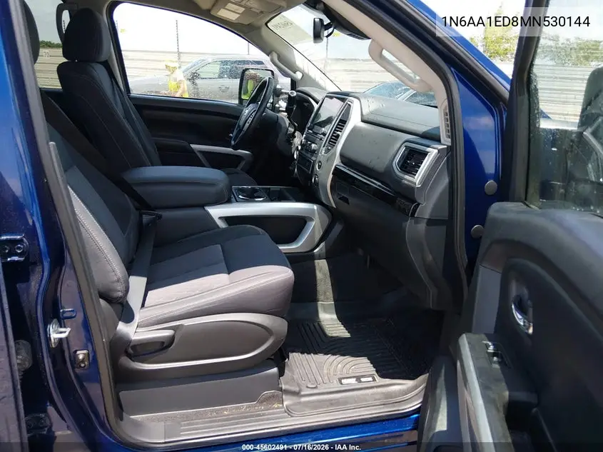 2021 Nissan Titan Sv 4X4 VIN: 1N6AA1ED8MN530144 Lot: 45602491