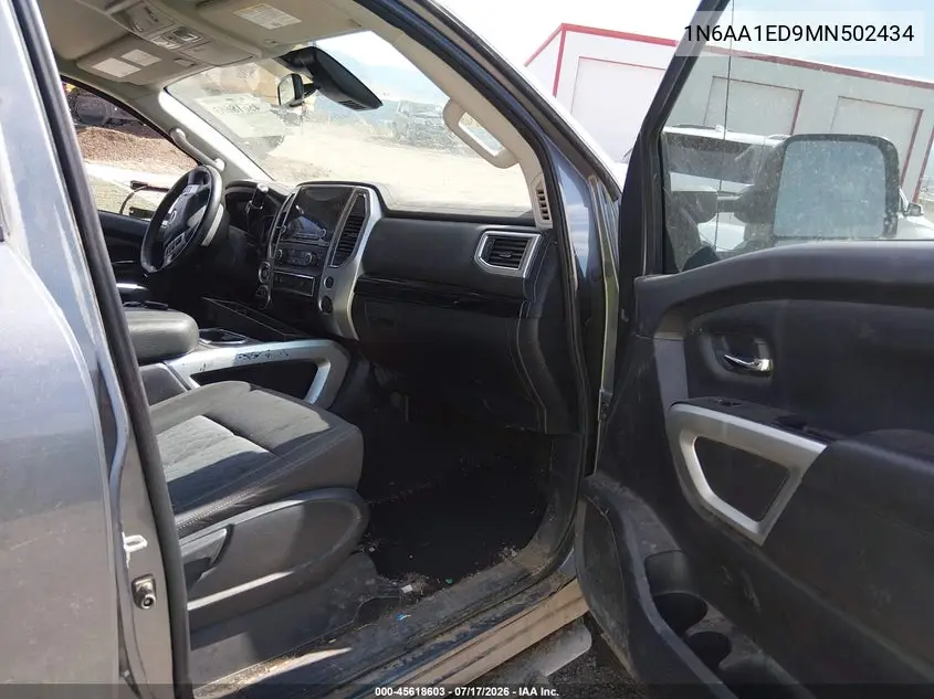 2021 Nissan Titan Sv 4X4 VIN: 1N6AA1ED9MN502434 Lot: 45618603