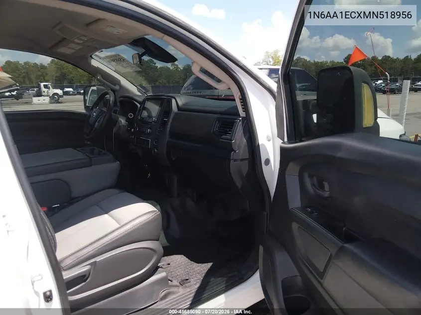 2021 Nissan Titan S 4X4 VIN: 1N6AA1ECXMN518956 Lot: 45685090