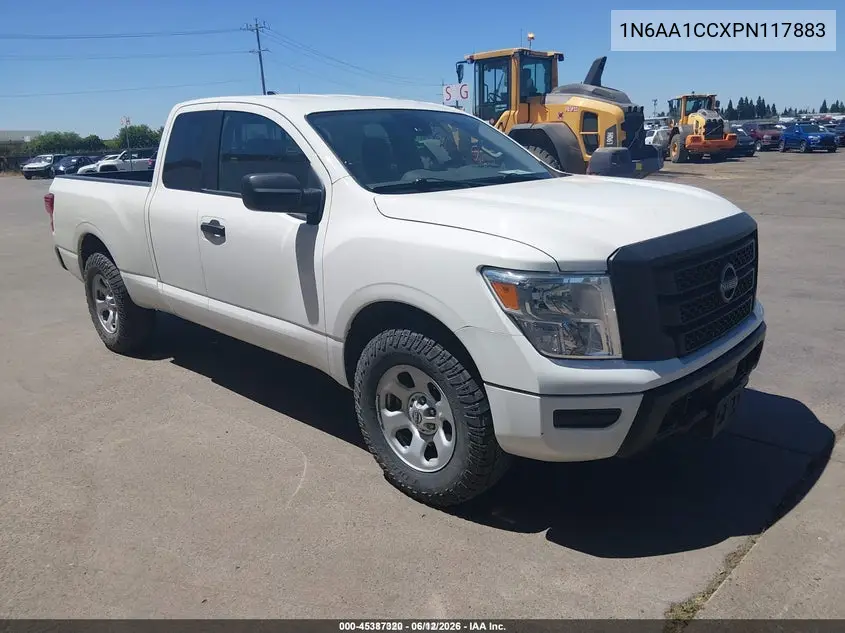 2023 Nissan Titan King Cab S 4X4 VIN: 1N6AA1CCXPN117883 Lot: 45387320