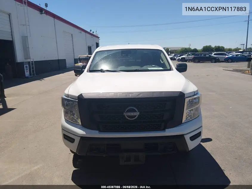2023 Nissan Titan King Cab S 4X4 VIN: 1N6AA1CCXPN117883 Lot: 45387320