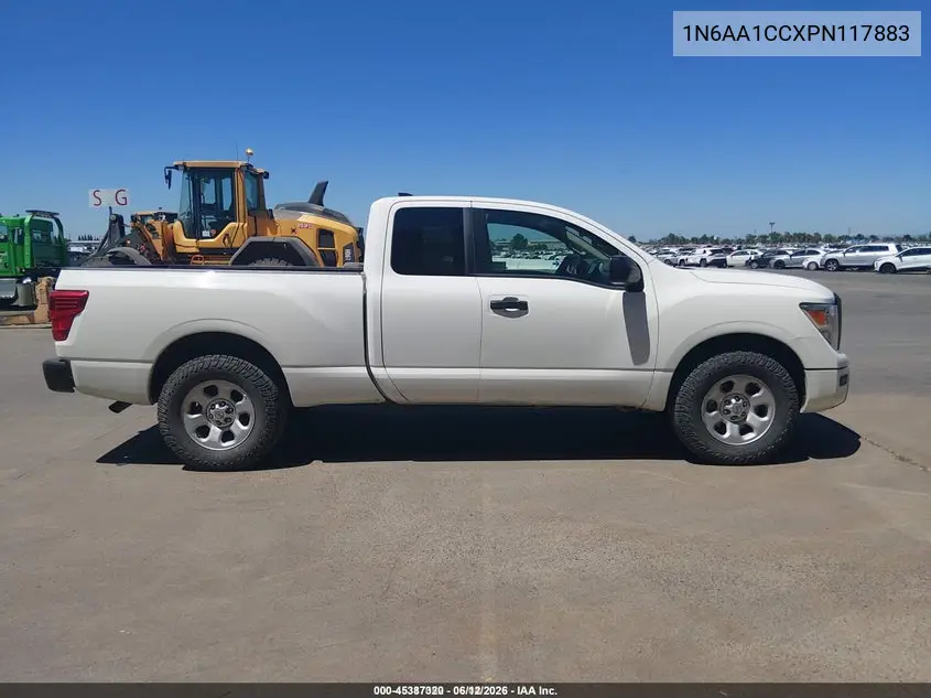 2023 Nissan Titan King Cab S 4X4 VIN: 1N6AA1CCXPN117883 Lot: 45387320