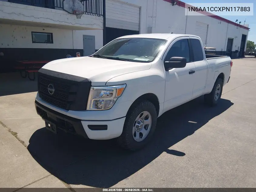 2023 Nissan Titan King Cab S 4X4 VIN: 1N6AA1CCXPN117883 Lot: 45387320