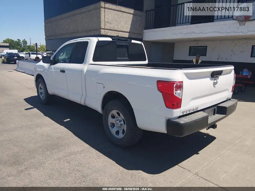 2023 Nissan Titan King Cab S 4X4 VIN: 1N6AA1CCXPN117883 Lot: 45387320