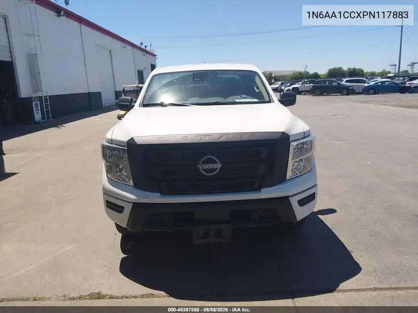 2023 Nissan Titan King Cab S 4X4 VIN: 1N6AA1CCXPN117883 Lot: 45387320