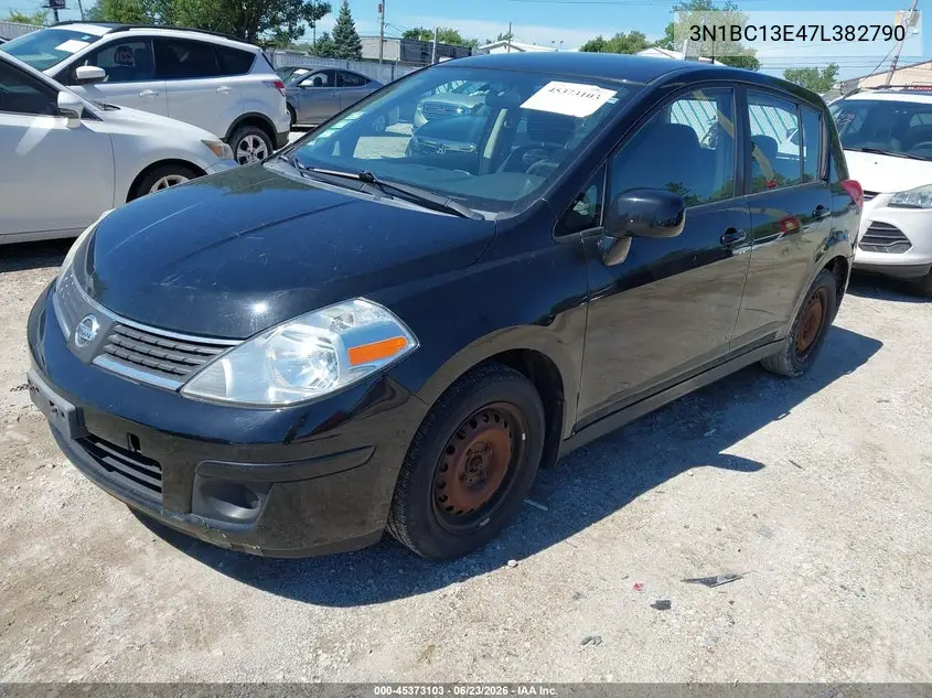 2007 Nissan Versa 1.8S VIN: 3N1BC13E47L382790 Lot: 45373103