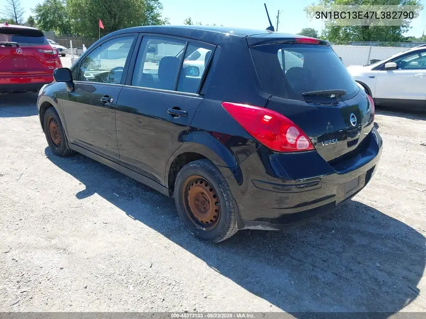 2007 Nissan Versa 1.8S VIN: 3N1BC13E47L382790 Lot: 45373103