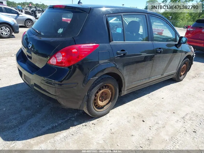 2007 Nissan Versa 1.8S VIN: 3N1BC13E47L382790 Lot: 45373103