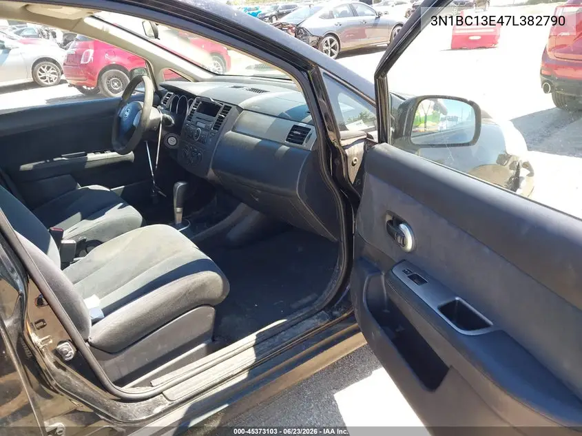 2007 Nissan Versa 1.8S VIN: 3N1BC13E47L382790 Lot: 45373103