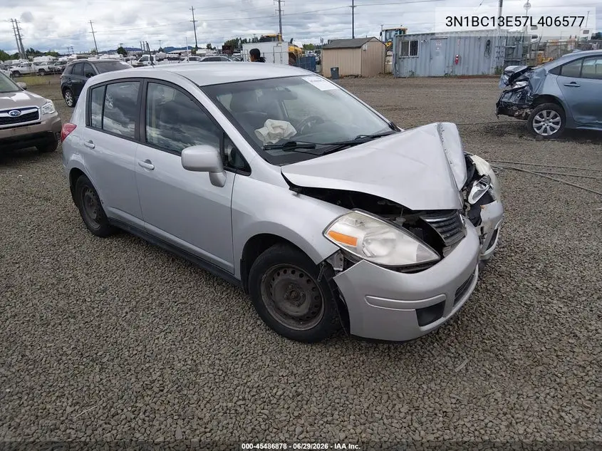 2007 Nissan Versa 1.8S VIN: 3N1BC13E57L406577 Lot: 45486878