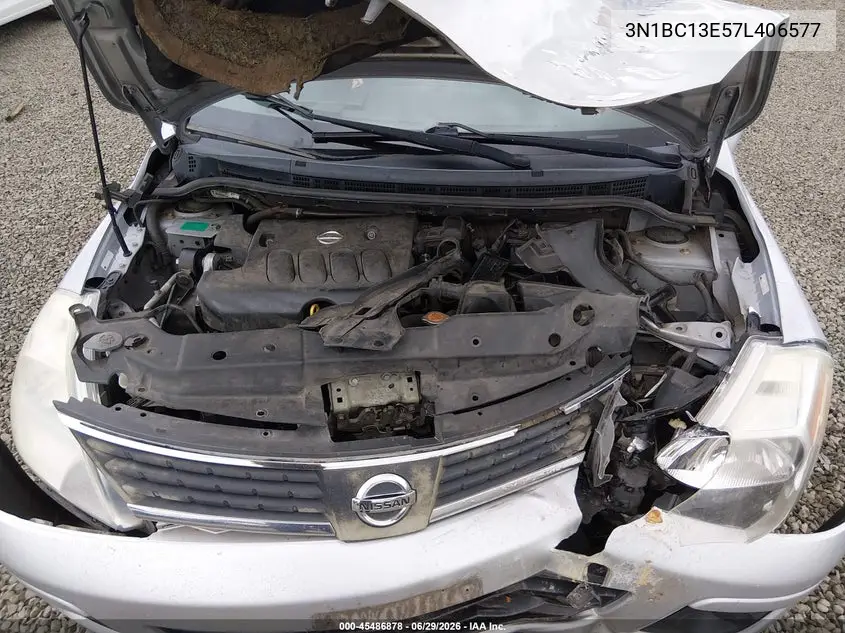 2007 Nissan Versa 1.8S VIN: 3N1BC13E57L406577 Lot: 45486878