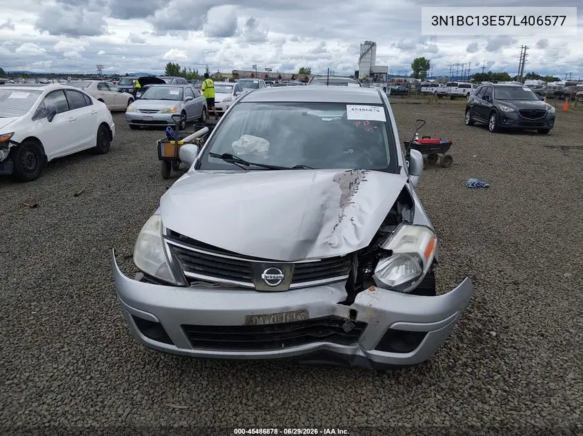 2007 Nissan Versa 1.8S VIN: 3N1BC13E57L406577 Lot: 45486878
