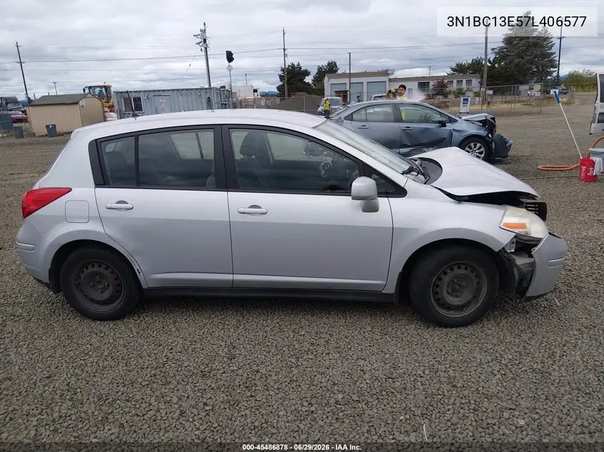 2007 Nissan Versa 1.8S VIN: 3N1BC13E57L406577 Lot: 45486878