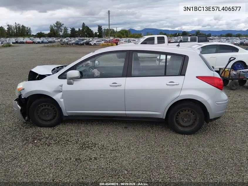2007 Nissan Versa 1.8S VIN: 3N1BC13E57L406577 Lot: 45486878