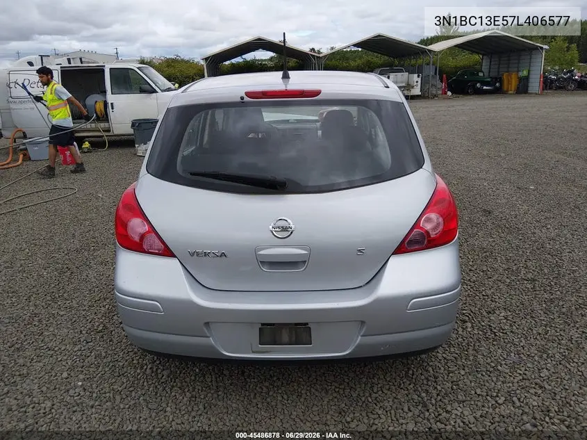 2007 Nissan Versa 1.8S VIN: 3N1BC13E57L406577 Lot: 45486878