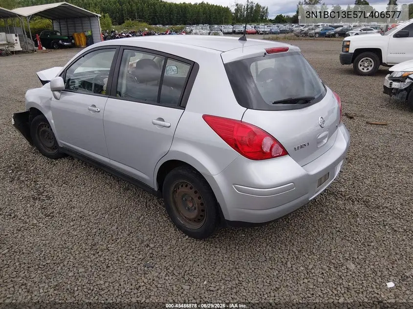 2007 Nissan Versa 1.8S VIN: 3N1BC13E57L406577 Lot: 45486878