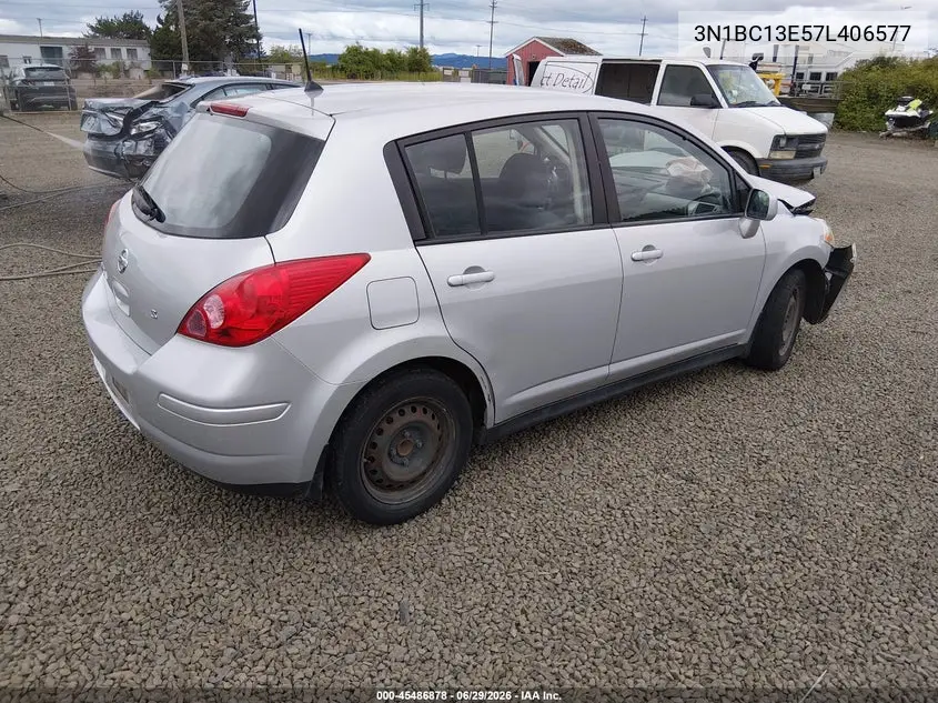 2007 Nissan Versa 1.8S VIN: 3N1BC13E57L406577 Lot: 45486878