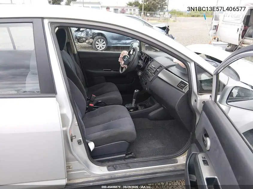 2007 Nissan Versa 1.8S VIN: 3N1BC13E57L406577 Lot: 45486878