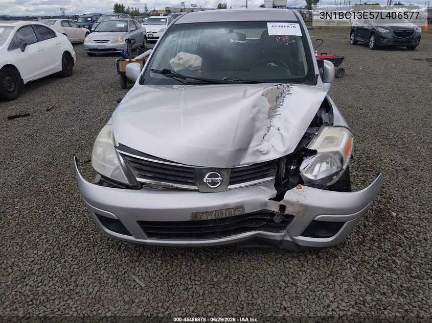 2007 Nissan Versa 1.8S VIN: 3N1BC13E57L406577 Lot: 45486878