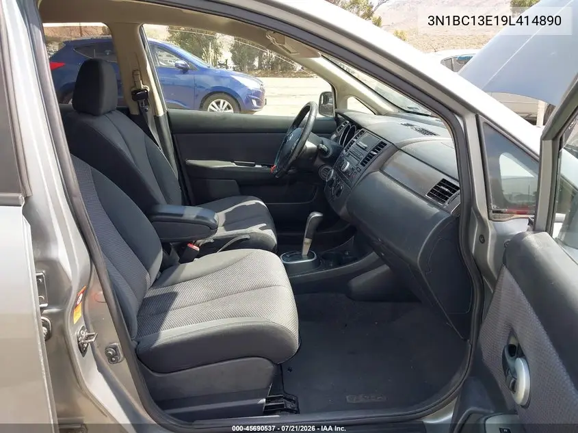 2009 Nissan Versa 1.8Sl VIN: 3N1BC13E19L414890 Lot: 45690537