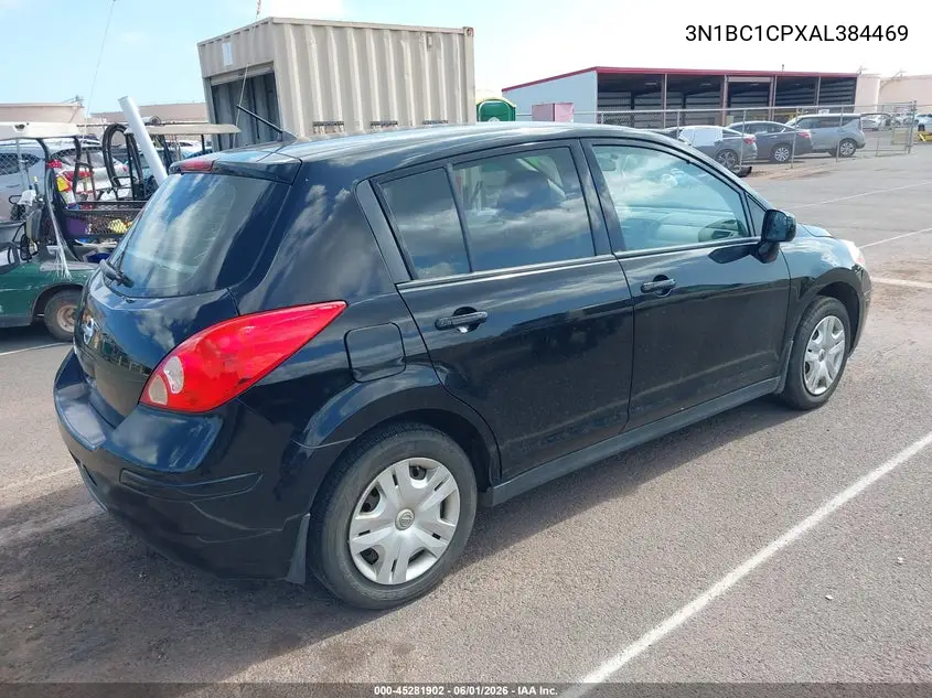 2010 Nissan Versa 1.8S VIN: 3N1BC1CPXAL384469 Lot: 45281902