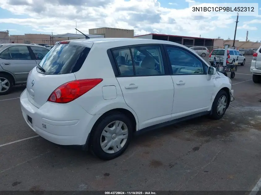 3N1BC1CP9BL452312 2011 Nissan Versa 1.8S