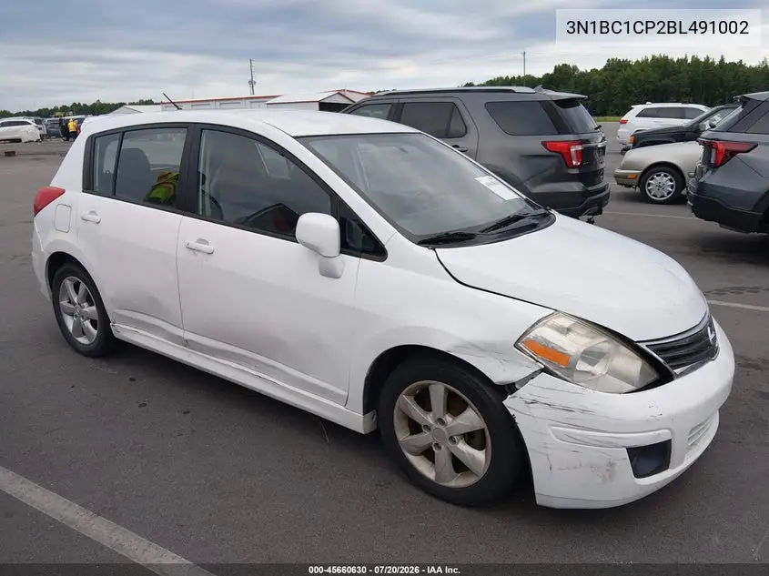 2011 Nissan Versa 1.8Sl VIN: 3N1BC1CP2BL491002 Lot: 45660630