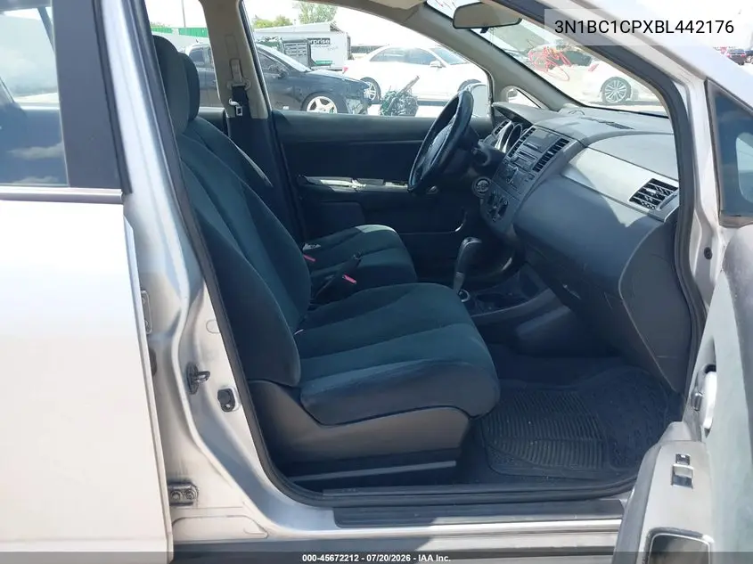2011 Nissan Versa 1.8S VIN: 3N1BC1CPXBL442176 Lot: 45672212