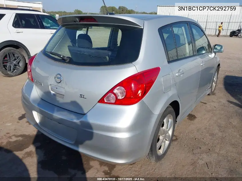 3N1BC1CP7CK292759 2012 Nissan Versa 1.8 Sl